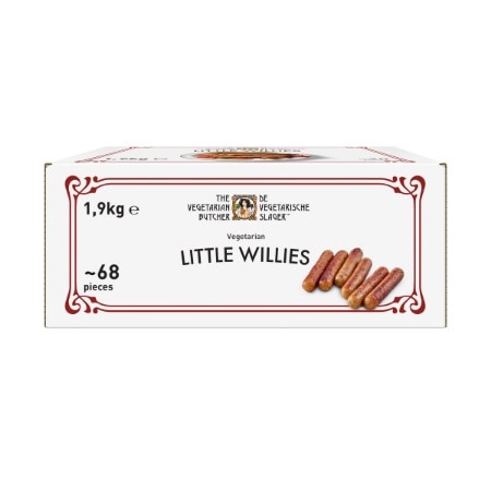 The Vegetarian Butcher Jak Kiełbaski (Little Willies) 1,9 kg - Wyroby oparte na produktach roślinnych, bazujące na smaku i teksturze mięsa zwierzęcego.